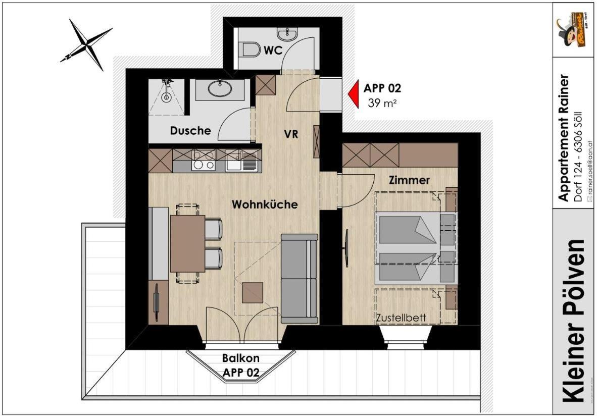 Apartment Rainer - Mittendrin Soll Exterior photo